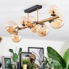 Chehalis Deckenleuchte Glas 10 cm, 12 cm, 15 cm Gold, Schwarz, 8-flammig