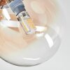 Chehalis Deckenleuchte Glas 12 cm Bernsteinfarben, Klar, 3-flammig