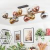 Koyoto Deckenleuchte Glas 15 cm Gold, Schwarz, 10-flammig