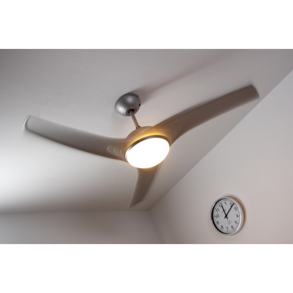 Globo PRIMO Ventilator Silber, Weiß, 2-flammig, Fernbedienung main product photo