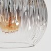 Koyoto Stehleuchte Glas 15 cm Bernsteinfarben, Klar, Rauchfarben, 5-flammig