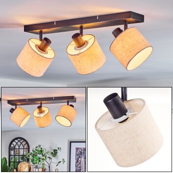 Bassagoda Deckenleuchte Schwarz, 3-flammig