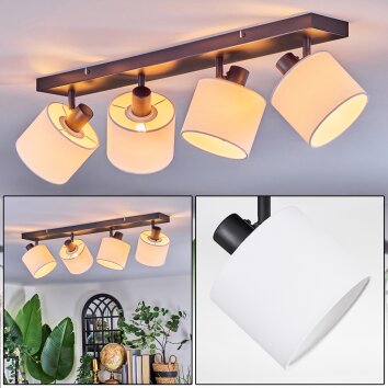 Bassagoda Deckenleuchte Schwarz, 4-flammig