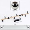 Ripoll Deckenleuchte Glas 15 cm Gold, Schwarz, 10-flammig