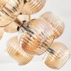 Koyoto Deckenleuchte Glas 15 cm Gold, Schwarz, 10-flammig