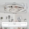 Buren Deckenleuchte LED Nickel-Matt, 1-flammig