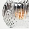 Ripoll Deckenleuchte Glas 15 cm Gold, Schwarz, 8-flammig