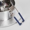 Monthois Einbauleuchte LED Chrom, Nickel-Matt, 1-flammig