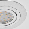 Monthois Einbauleuchte LED Chrom, Nickel-Matt, 1-flammig