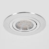 Monthois Einbauleuchte LED Chrom, Nickel-Matt, 1-flammig