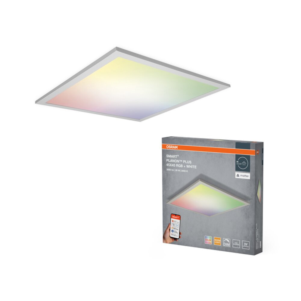 OSRAM SMART+ Deckenpanel LED Weiß, 1-flammig, Farbwechsler main product photo