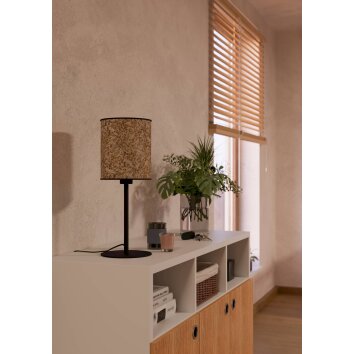 EGLO BUTTERBURN Tischleuchte Schwarz, 1-flammig