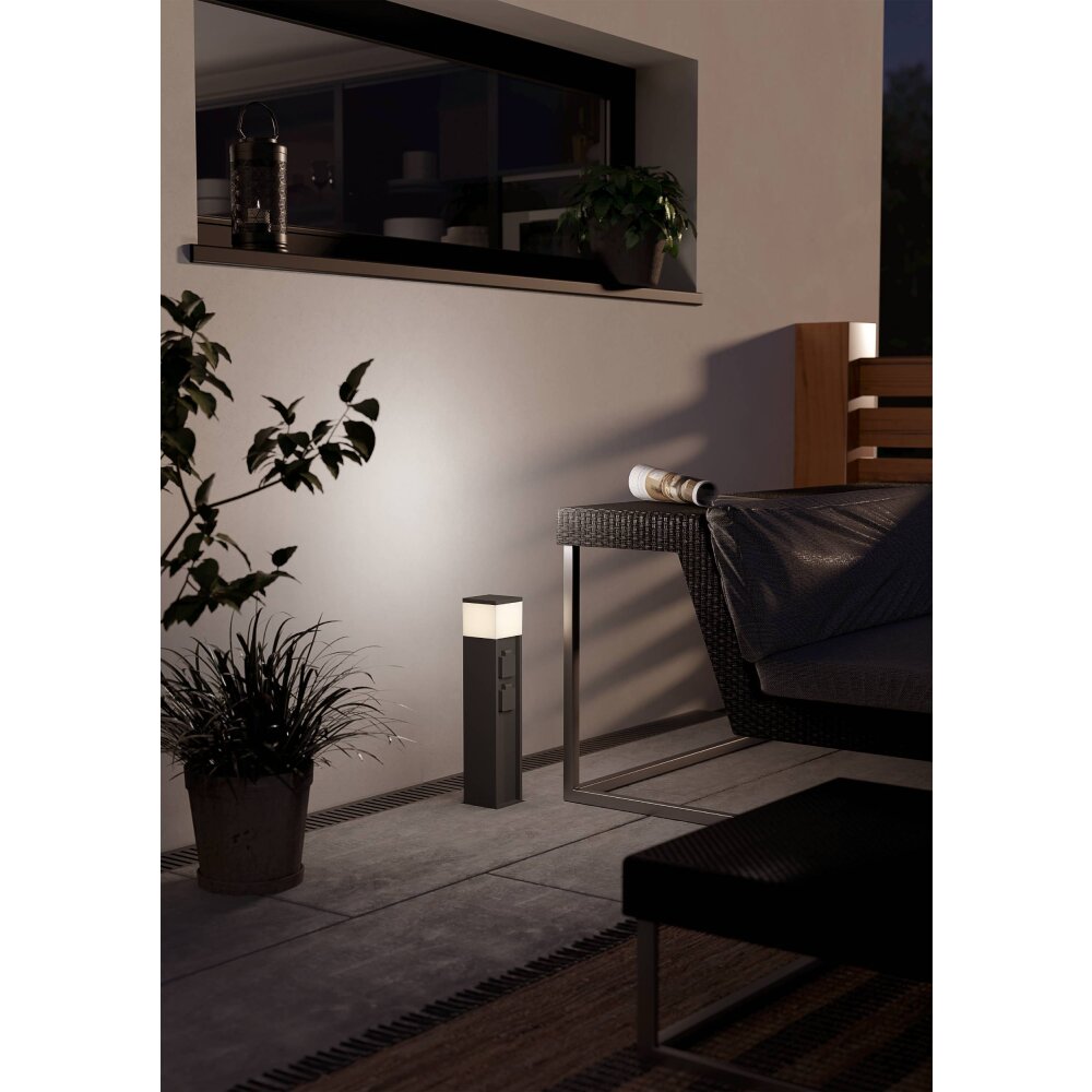 EGLO PARK 5 Steckdosenleuchte Anthrazit, 1-flammig main product photo