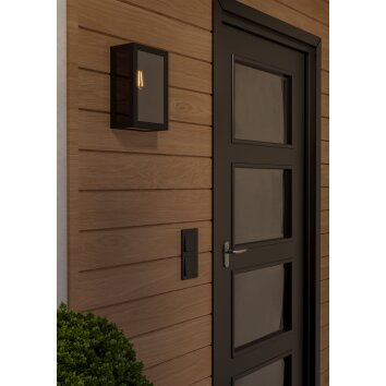 EGLO ALAMONTE SMOKE Wandleuchte Schwarz