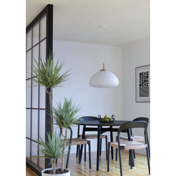 EGLO SUMMERHILL Hängeleuchte Braun, Weiß, 1-flammig