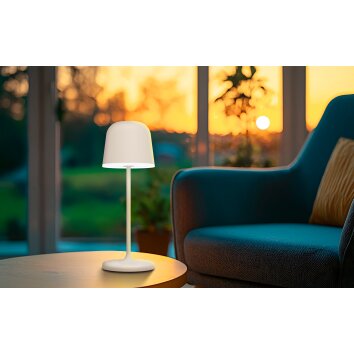 EGLO MANNERA-S Tischleuchte LED Sandfarben, 1-flammig, Fernbedienung, Farbwechsler EGLO MANNERA-S Tischleuchte LED Sandfarben, 1-flammig, Fernbedienung, Farbwechsler