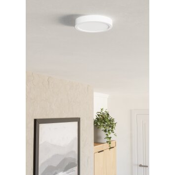 EGLO FUEVA 6 Deckenleuchte LED Weiß, Farbwechsler