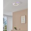 EGLO AMANDOLO Deckenleuchte LED Weiß, Fernbedienung, Farbwechsler