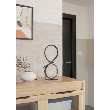 EGLO SERPINS Tischleuchte LED Schwarz