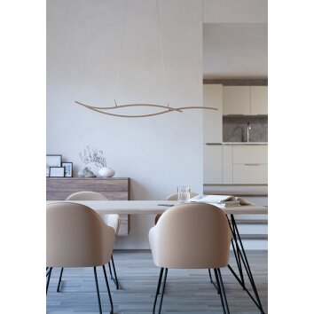 EGLO GRISOLIA Hängeleuchte LED Braun