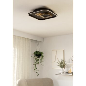 EGLO TIRIOLO Deckenleuchte LED Gold, Schwarz