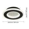 EGLO MACCHIONI Wandleuchte LED Schwarz, Weiß