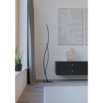 EGLO GRISOLIA Stehleuchte LED Schwarz