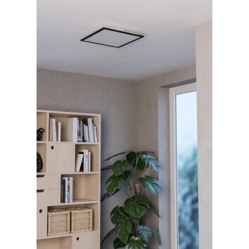 EGLO MORADILLO Deckenleuchte LED Schwarz, Farbwechsler