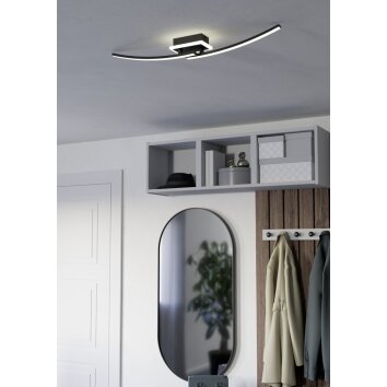 EGLO LUNGOLAGO Deckenleuchte LED Schwarz