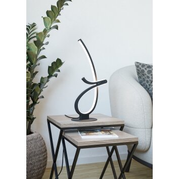 EGLO CARDONCITO Tischleuchte LED Schwarz, Farbwechsler