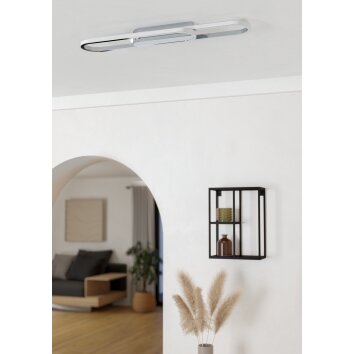 EGLO CONIVARENA Deckenleuchte LED Chrom, Farbwechsler