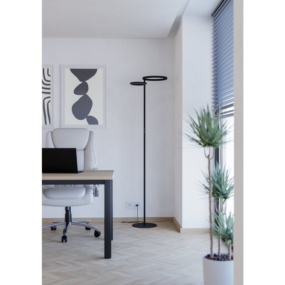 EGLO CASTELPOTO 1 Stehleuchte LED Schwarz main product photo
