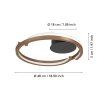 EGLO MEZZOMONTE Deckenleuchte LED Bronze, Schwarz, Fernbedienung