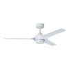EGLO ORCUTT Deckenventilator LED weiß matt, Fernbedienung