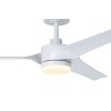 EGLO ORCUTT Deckenventilator LED weiß matt, Fernbedienung