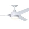 EGLO ORCUTT Deckenventilator LED weiß matt, Fernbedienung