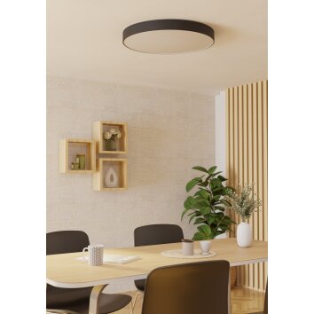 EGLO GALLIZZI-Z Deckenleuchte LED Schwarz, Farbwechsler