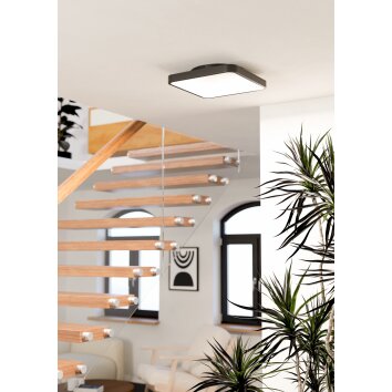 EGLO LORETELLO-Z Deckenleuchte LED Schwarz, Farbwechsler