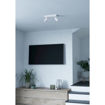 EGLO MELITELLO-Z Deckenleuchte LED Weiß, Farbwechsler