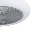 EGLO KOSTRENA Leuchte mit Ventilator LED Grau, Weiß, Fernbedienung