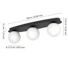 EGLO CASTROVIDO Deckenleuchte LED Schwarz