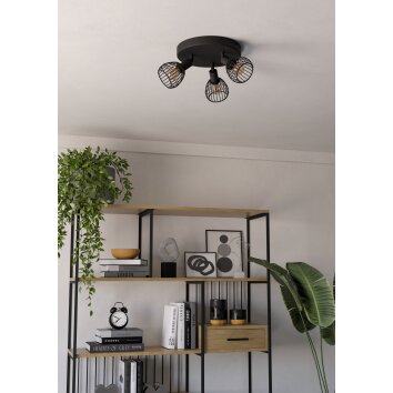 EGLO SONNINO Deckenleuchte Schwarz