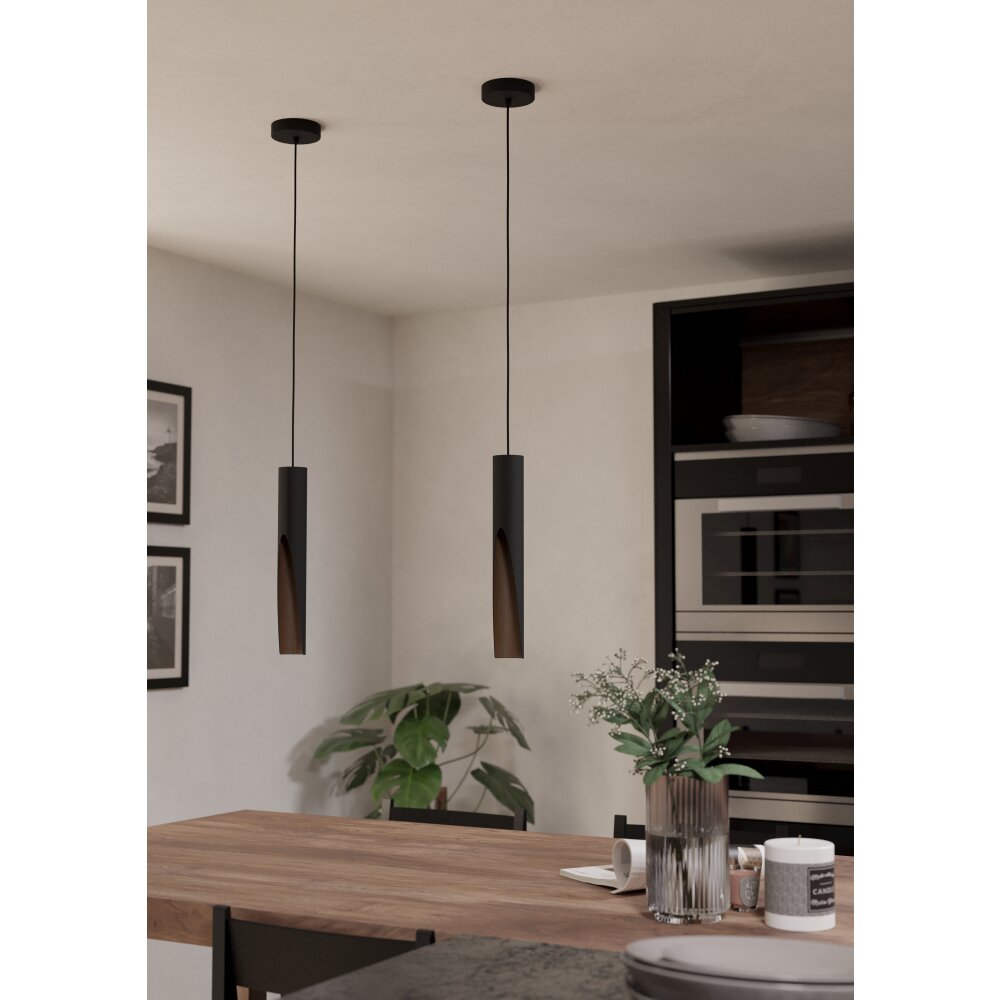 EGLO BARBOTTO Hängeleuchte LED Braun, Schwarz main product photo