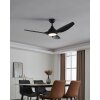 EGLO TUNITAS Deckenventilator LED Schwarz, Fernbedienung, Farbwechsler