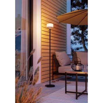 EGLO MONTAPALMA-L Stehleuchte LED Schwarz, Fernbedienung, Farbwechsler