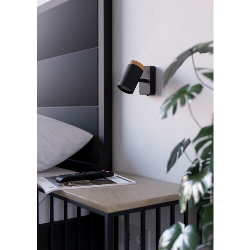 EGLO CONSUMA Wandleuchte Braun, Schwarz main product photo