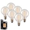 LED E27 6er Set 6 Watt 2700 Kelvin 450 Lumen