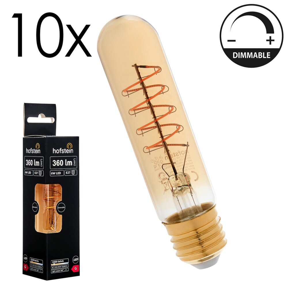 LED E27 10er Set 6 Watt 2200 Kelvin 360 Lumen main product photo