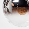 Gastor Deckenleuchte Glas 15 cm Gold, Schwarz, 10-flammig