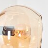 Koyoto Stehleuchte Glas 15 cm Bernsteinfarben, 5-flammig